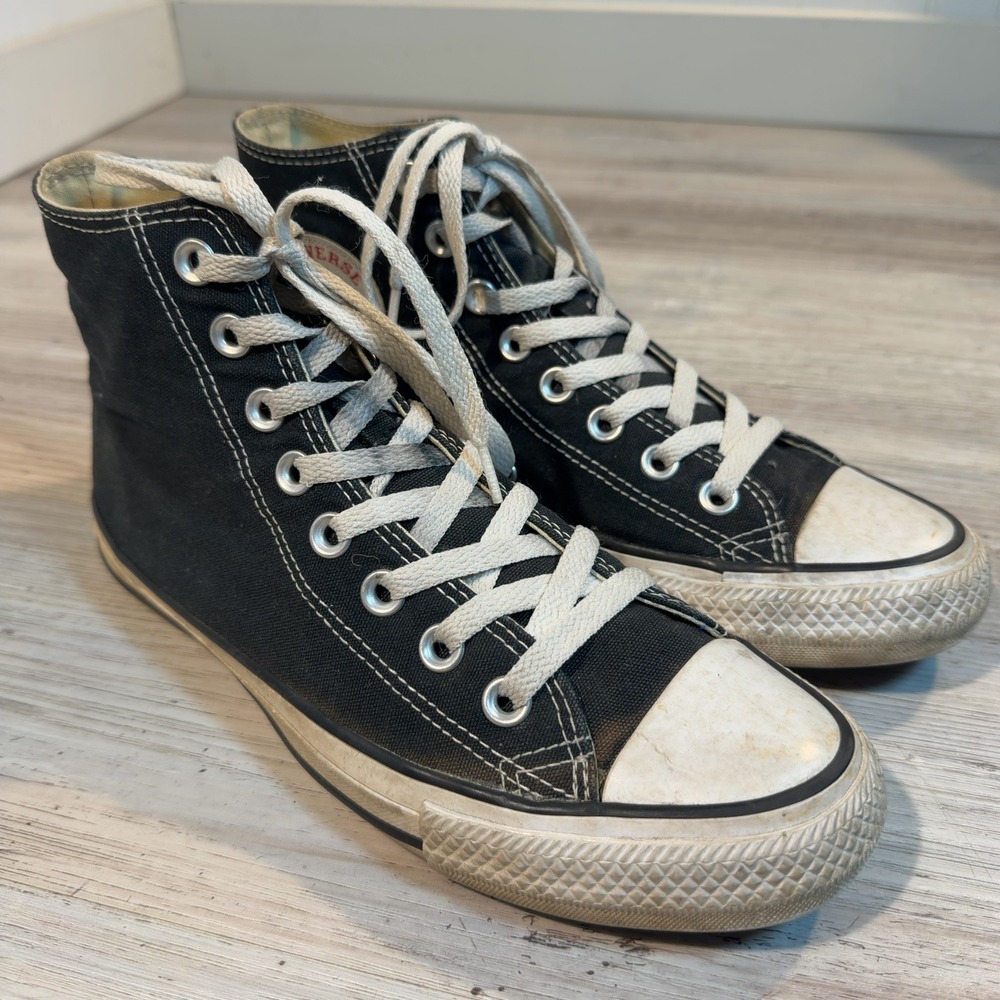 Converse All Star Chuck Taylor Canvas Sneakers Black Women's Size 8.5